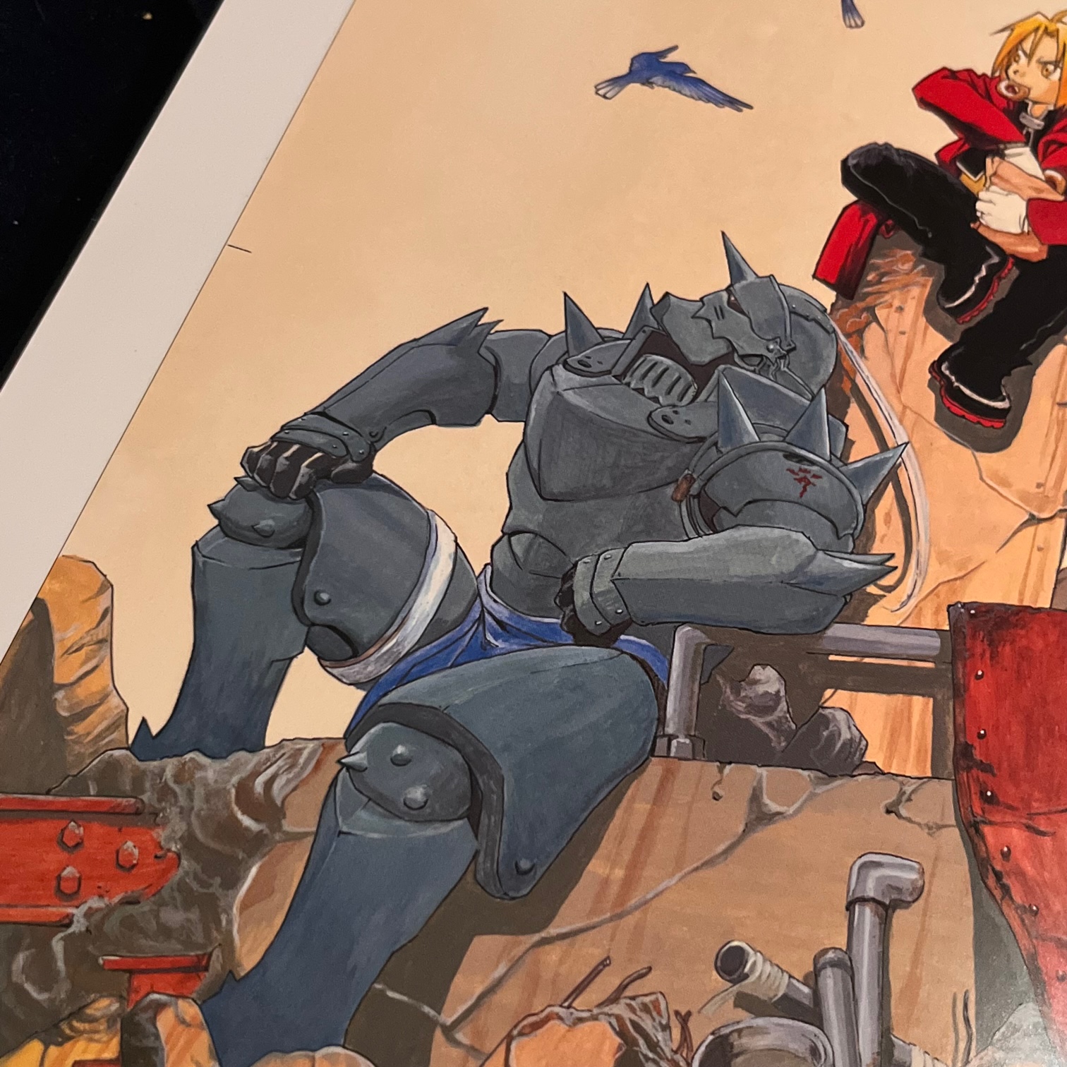 alphonse in page of artbook